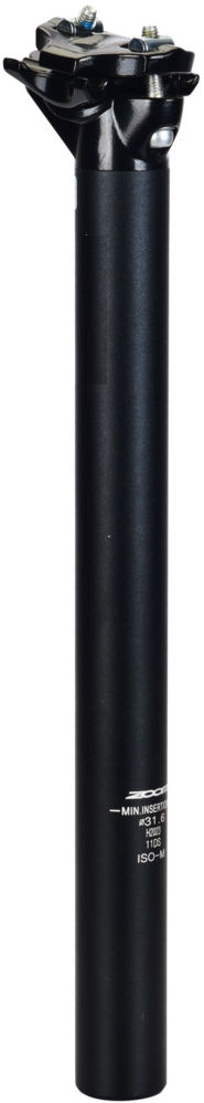 Zoom de asiento fijo post ATB �31.6 350 mm de 2 pernos negros