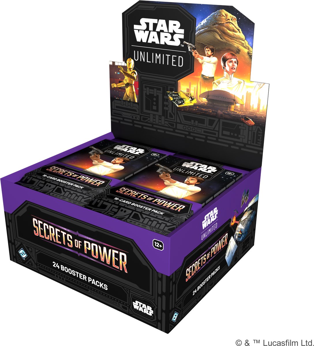 Fantasy flight games star wars unlimited secrets of power boosterbox - 24 booster packs