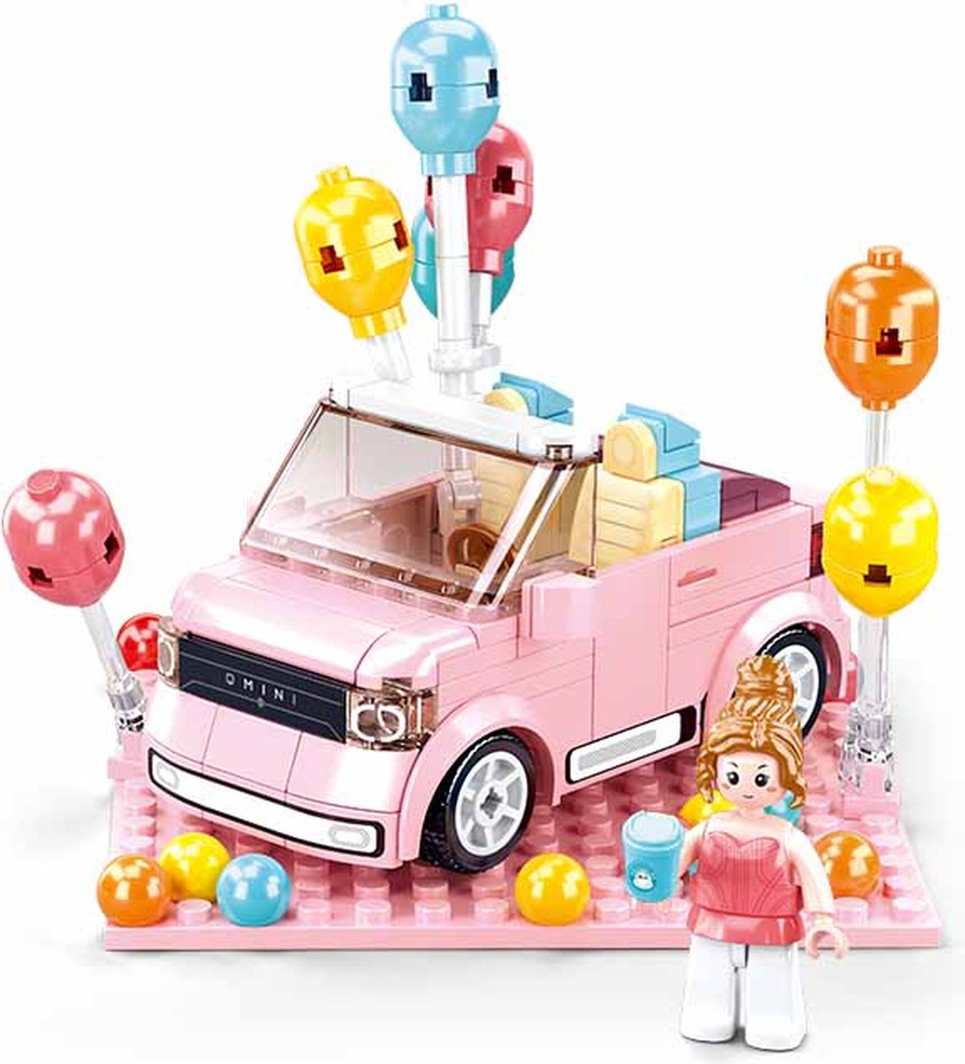 Sluban qmini rosa decappottabile: 245 pezzi (m38-b1086)
