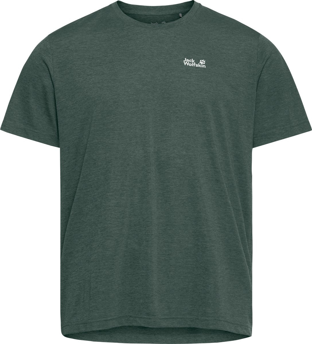 Jack wolfskin wildtrail t m camicia da esterno da uomo-sago palm