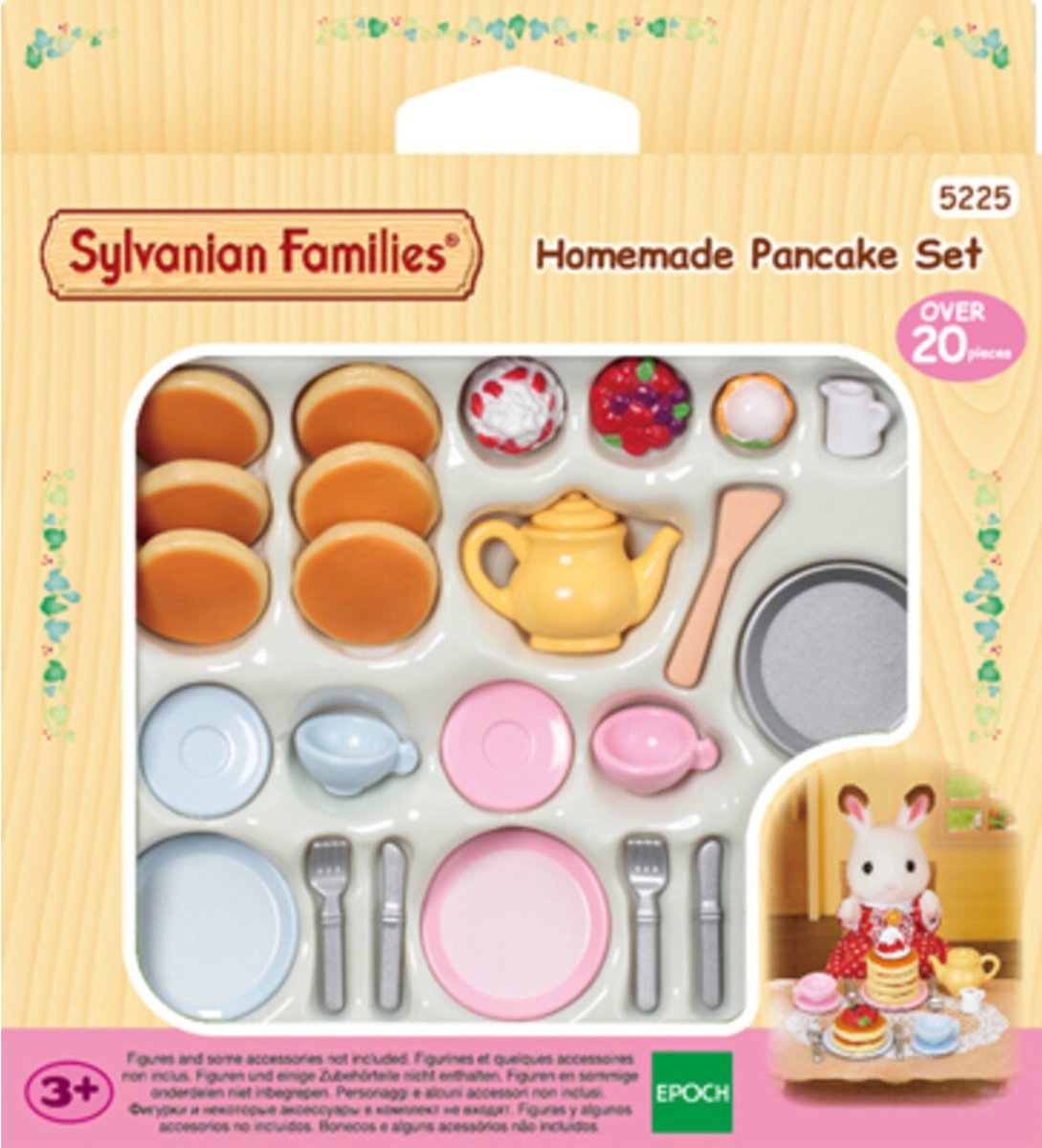 Sylvanian Families set 5225 muebles para casa de muñecas para hornear panqueques