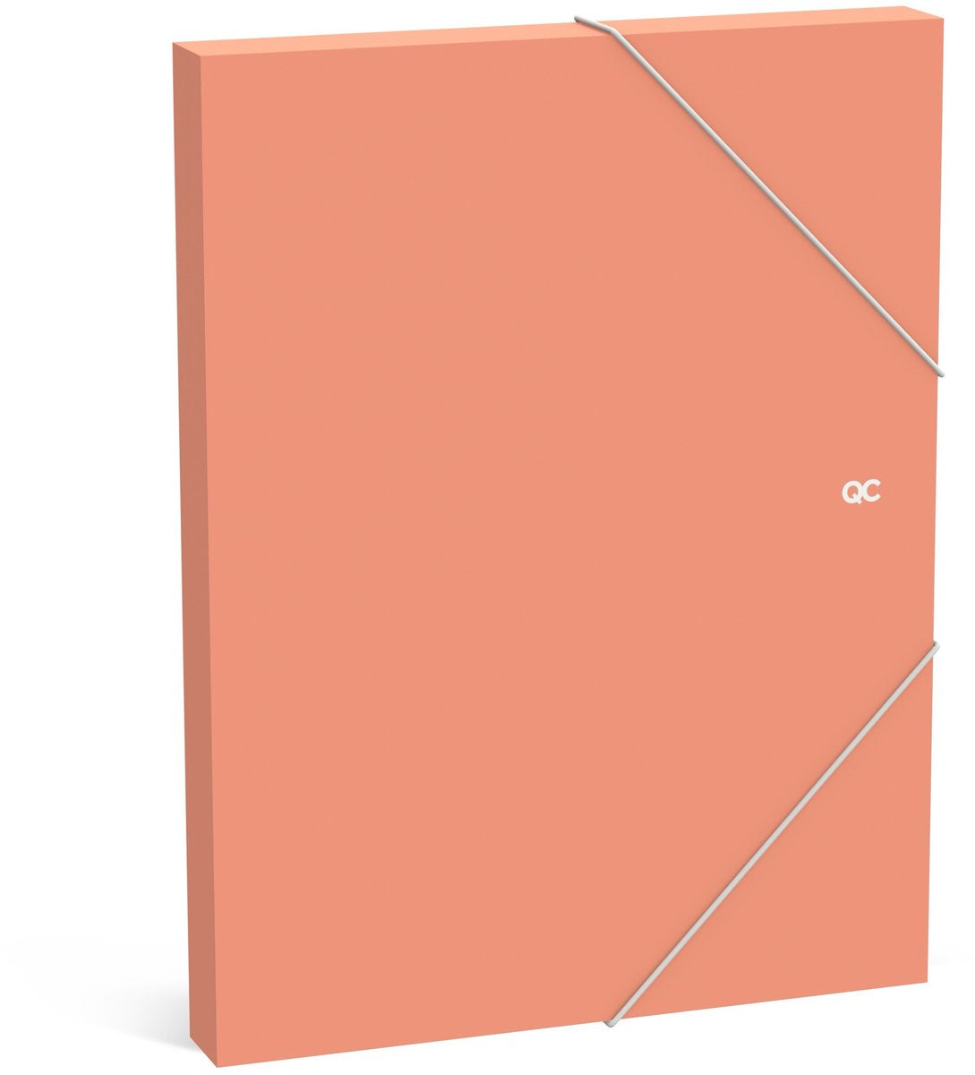 Caja para documentos Qc color - naranja neón