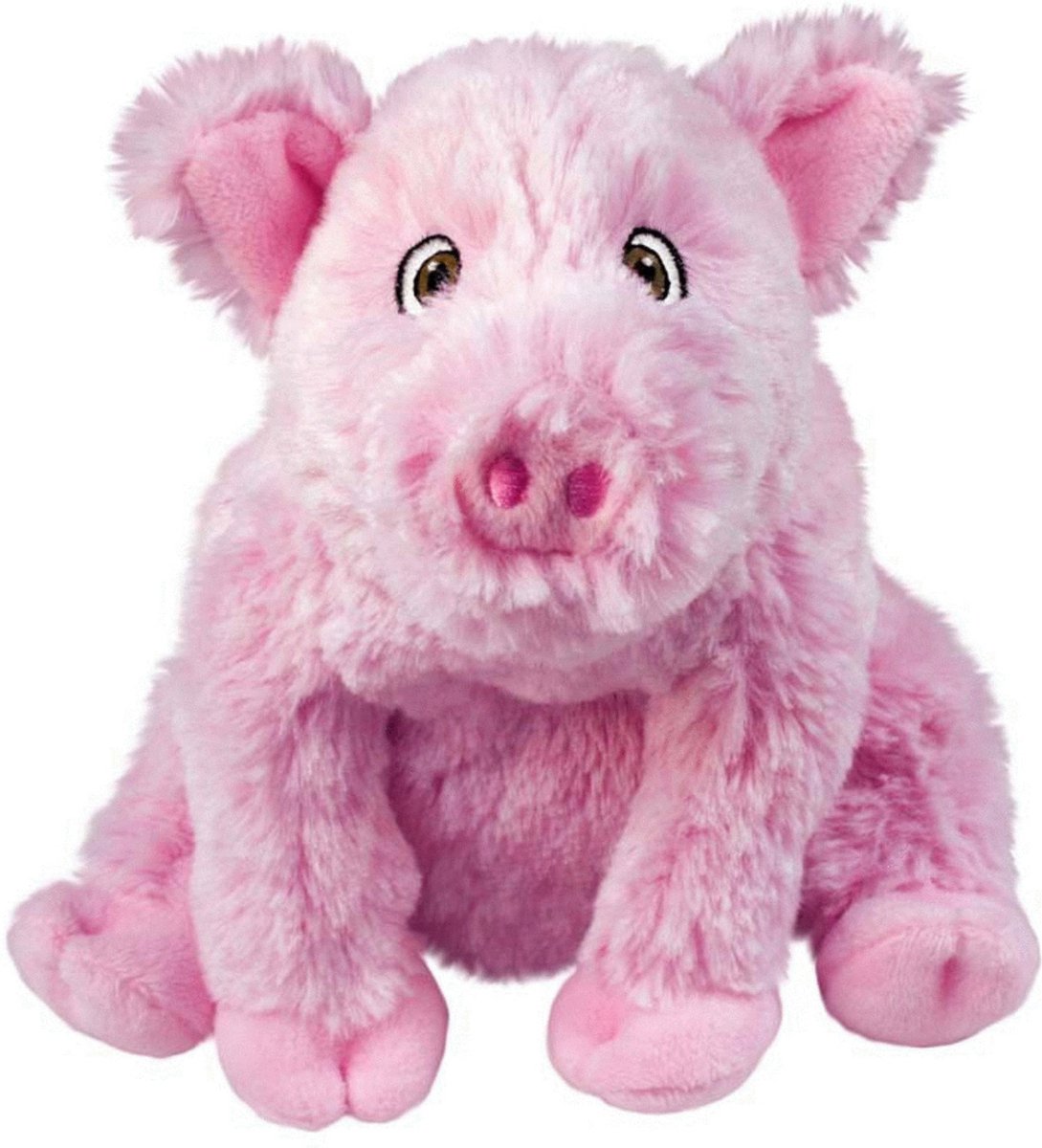 Kong Comfort Kiddos Maiale - Giocattolo per cani - Rosa piccolo