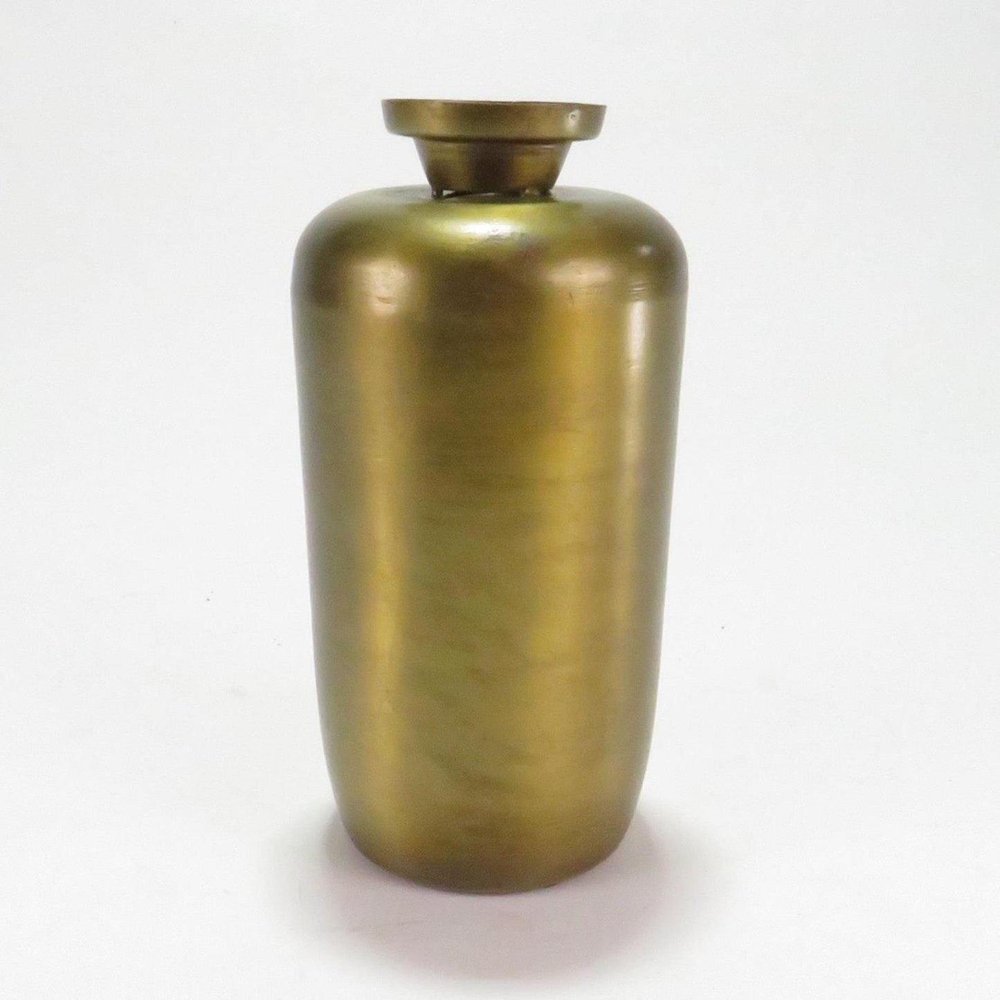 Jarrón Kolony metal dorado 21,5cm