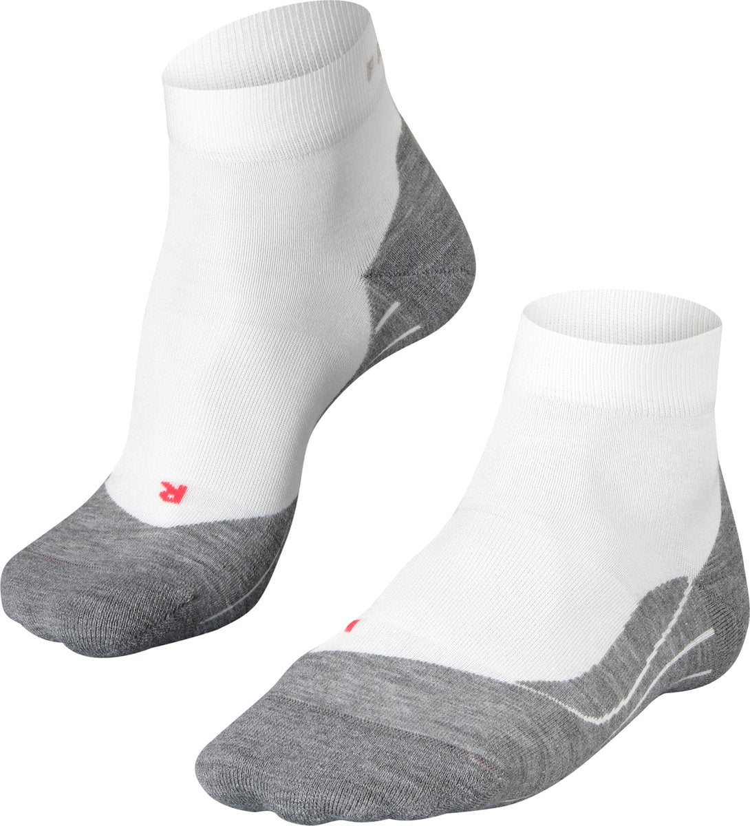 Falke ru4 short anti-blaar katoen functioneel materiaal hardloopsokken dames wit - maat 39-40