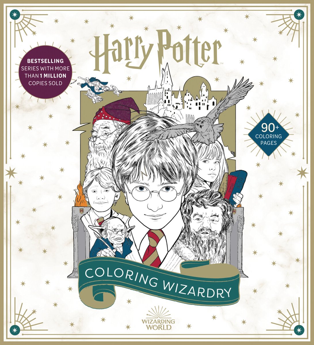 Magia para colorear de Harry Potter