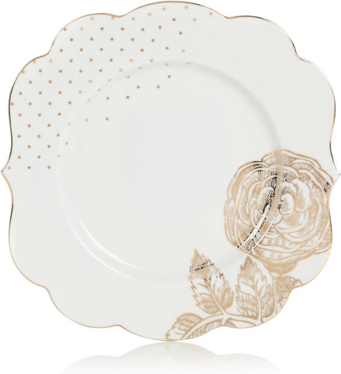 Pip studio royal bianco piatto torta 17 cm (4x)