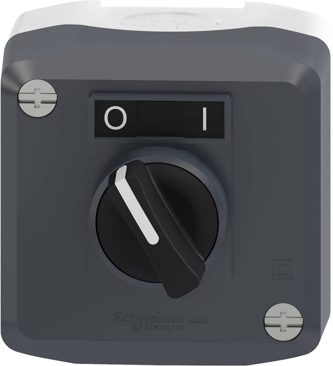 Pulsantiera Schneider electric con selettore - nera - 1no - i o - Harmony - - xald134