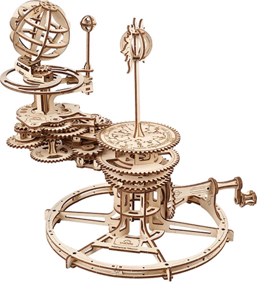 Modello 3D in legno di Ugears - tellurio