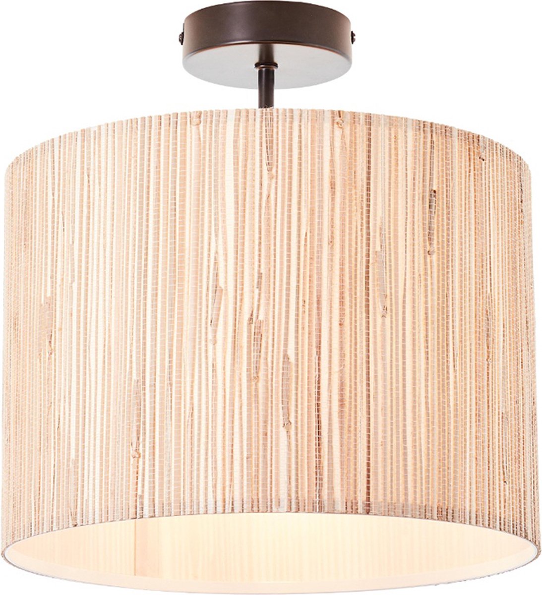 Wimea brillante - lampada da soffitto - beige - nero