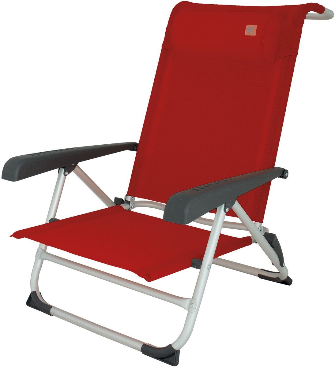 Silla de playa para camping Eurotrail acapulco - rojo