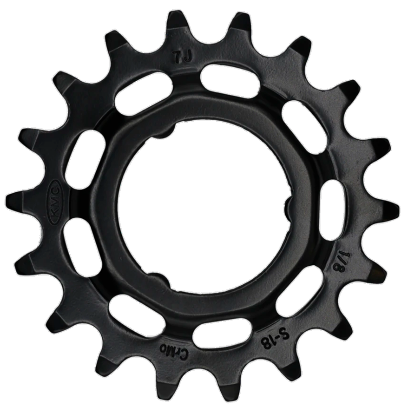 KMC Gear Shimano largo 18t dietro il nero