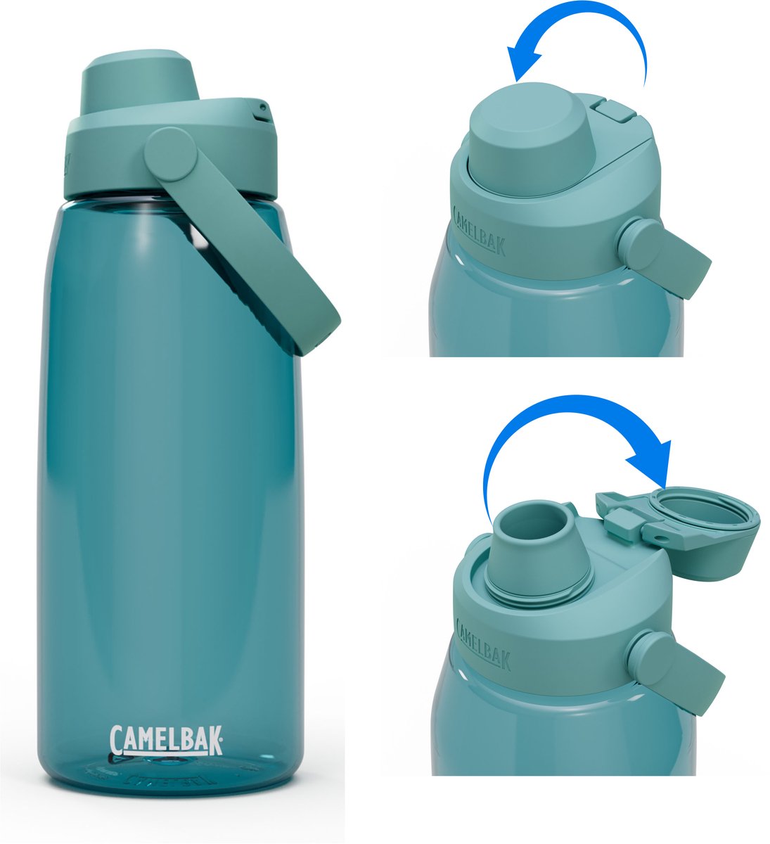 Camelbak thrive chug - botella para beber - 1 l turquesa (cala)