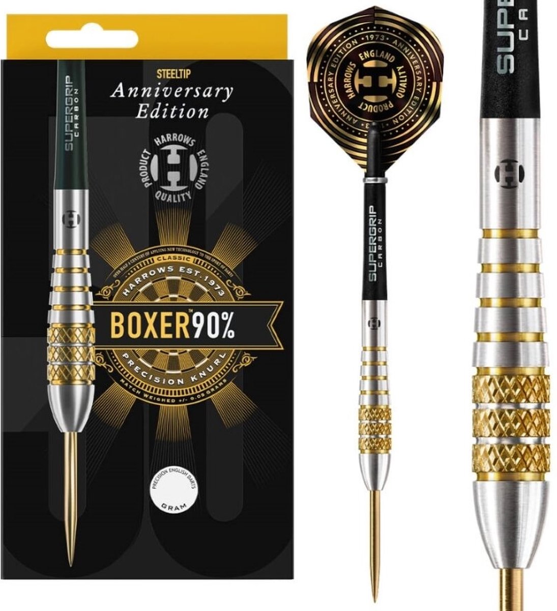 Dardos Harrows - bomba boxer 90% tungsteno 24 gramos
