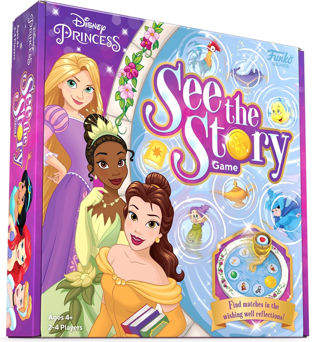 Gioco per bambini Funko: principesse Disney - guarda la storia