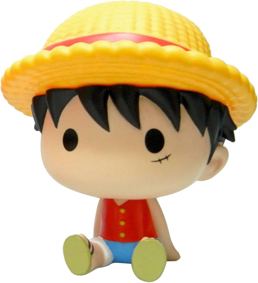 Plastoy - one piece - hucha chibi luffy