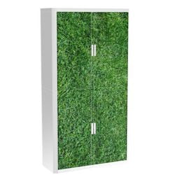 Armario con puerta enrollable gama de colores paperflow wave