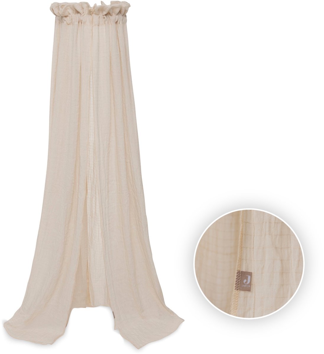 Zanzariera per bambini Jollein - 155 cm - quadretto accogliente - sabbia