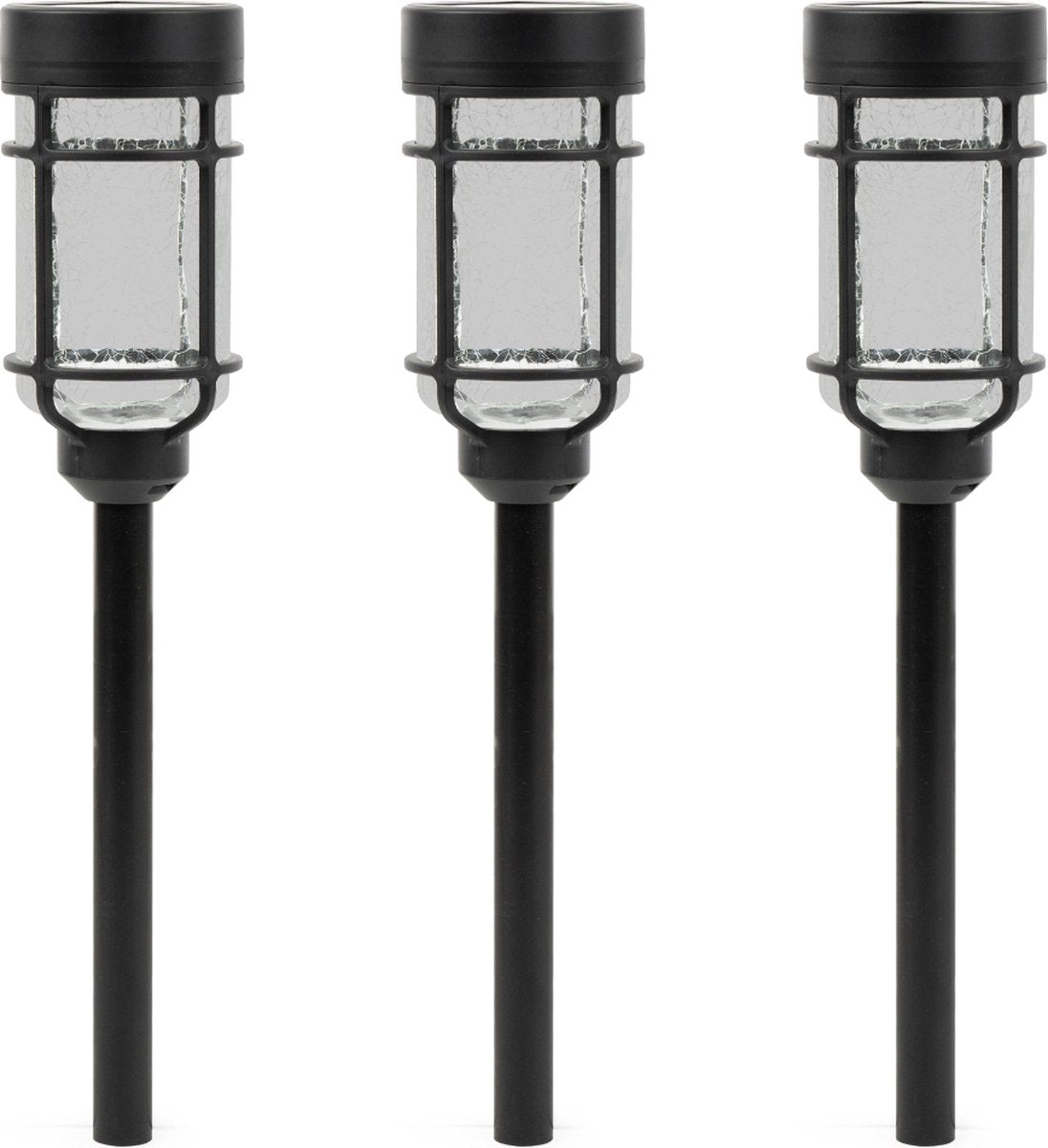 Luxform - 3x lampada solare da giardino - catala - 6 lumen - set da 3 pezzi