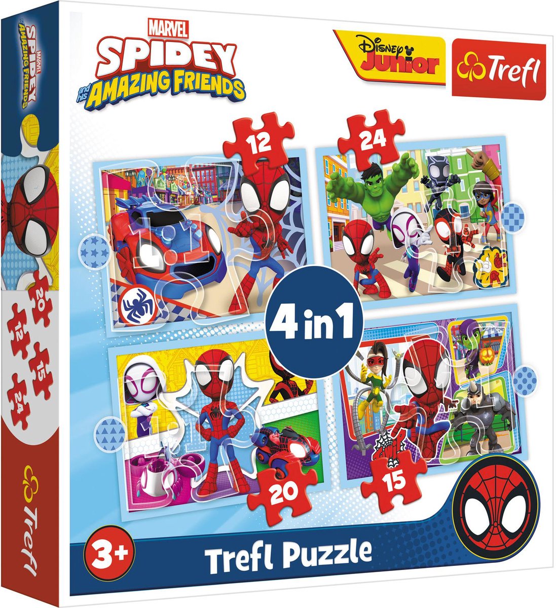 Trefl Puzzle Spidey and Friends 4 in 1