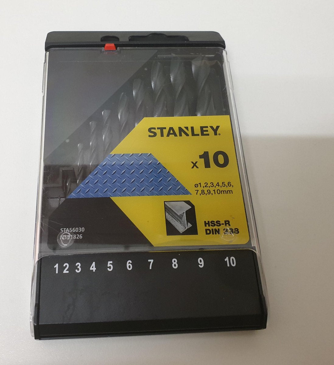 Punte per metallo Stanley HSS ca. 10 pezzi