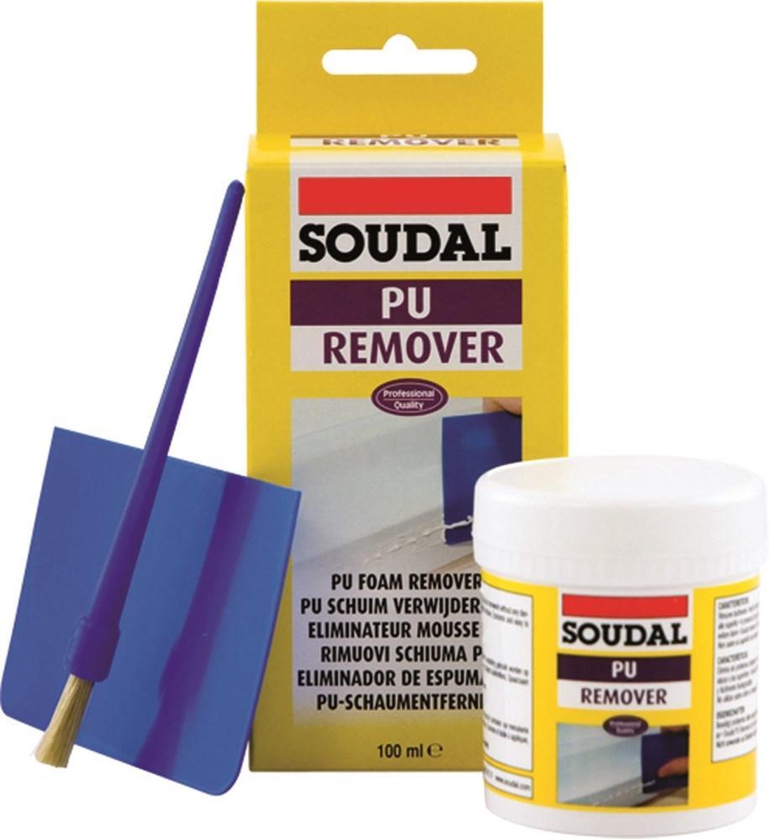 Soudal removedor de PU 100 ml removedor de PU 100 ml