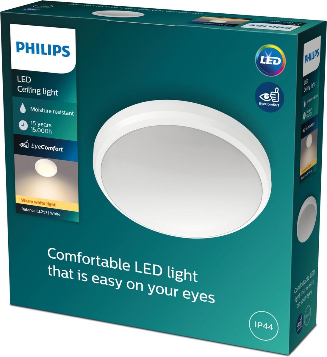 Philips LED Philips Balance, lámpara de techo - blanca - pequeña