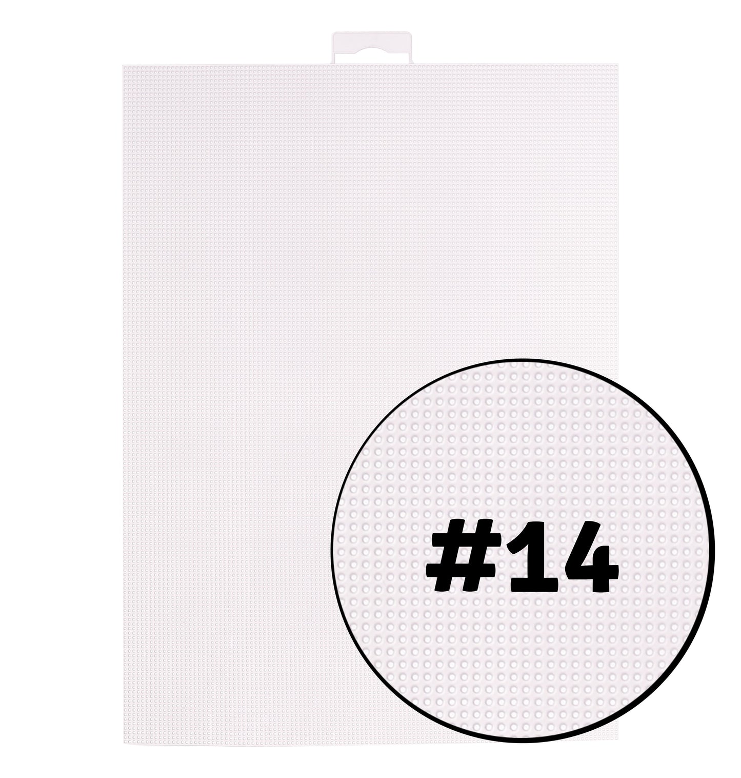 Vaessen creative • griglia in plastica 21x28 cm 14 maglie trasparente