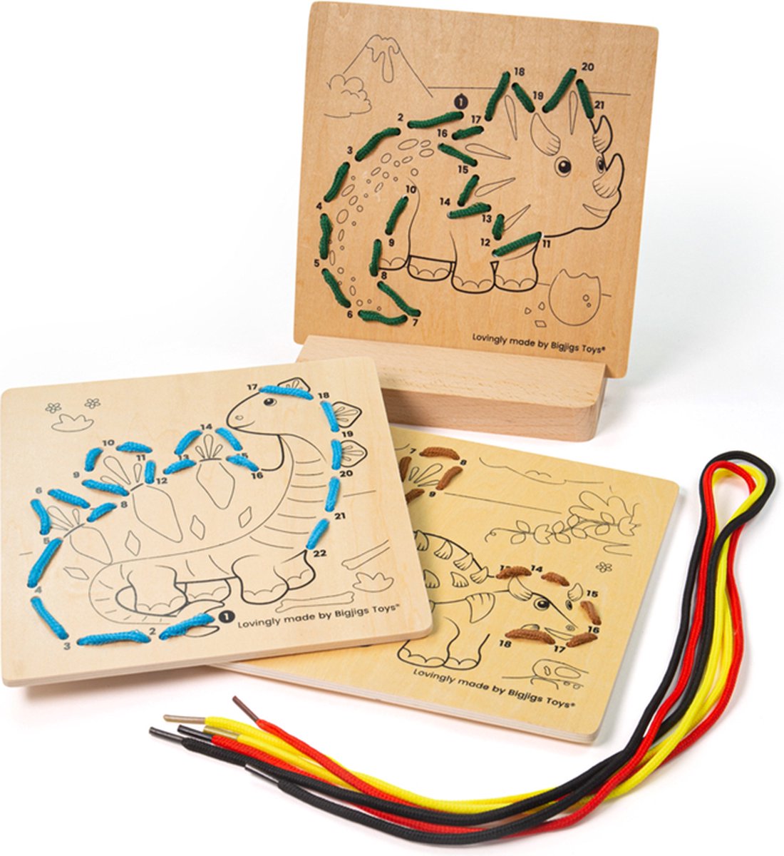 Stringa bigjigs su numero di dinosauri