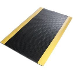 Ty alfombra antifatiga heavy-du diamante negro, amarillo 3050x900 mm