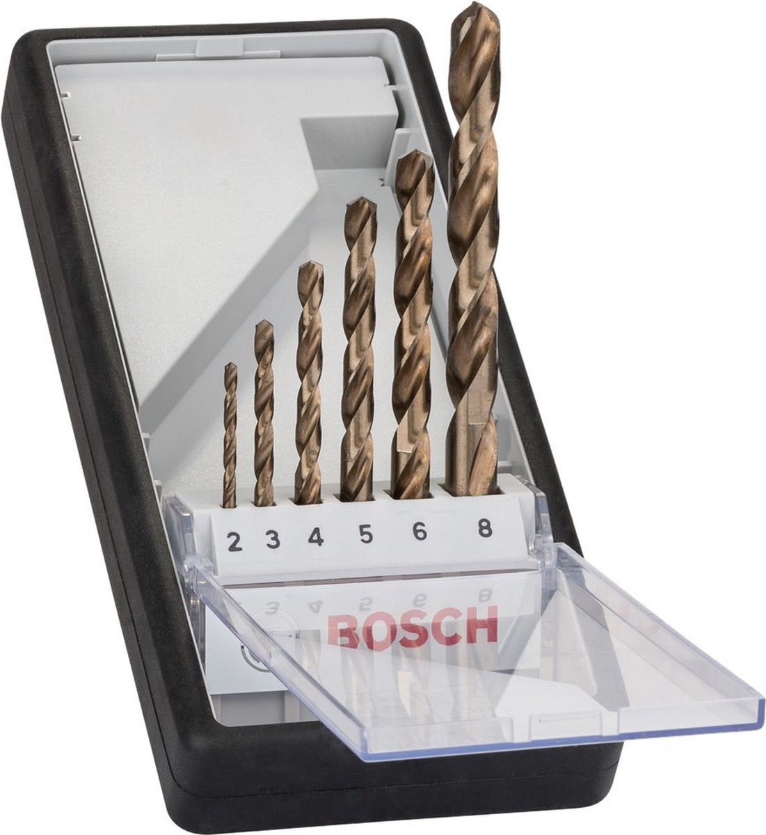 Set punte per metallo Bosch Robust Line da 6 pezzi hss-co(6)