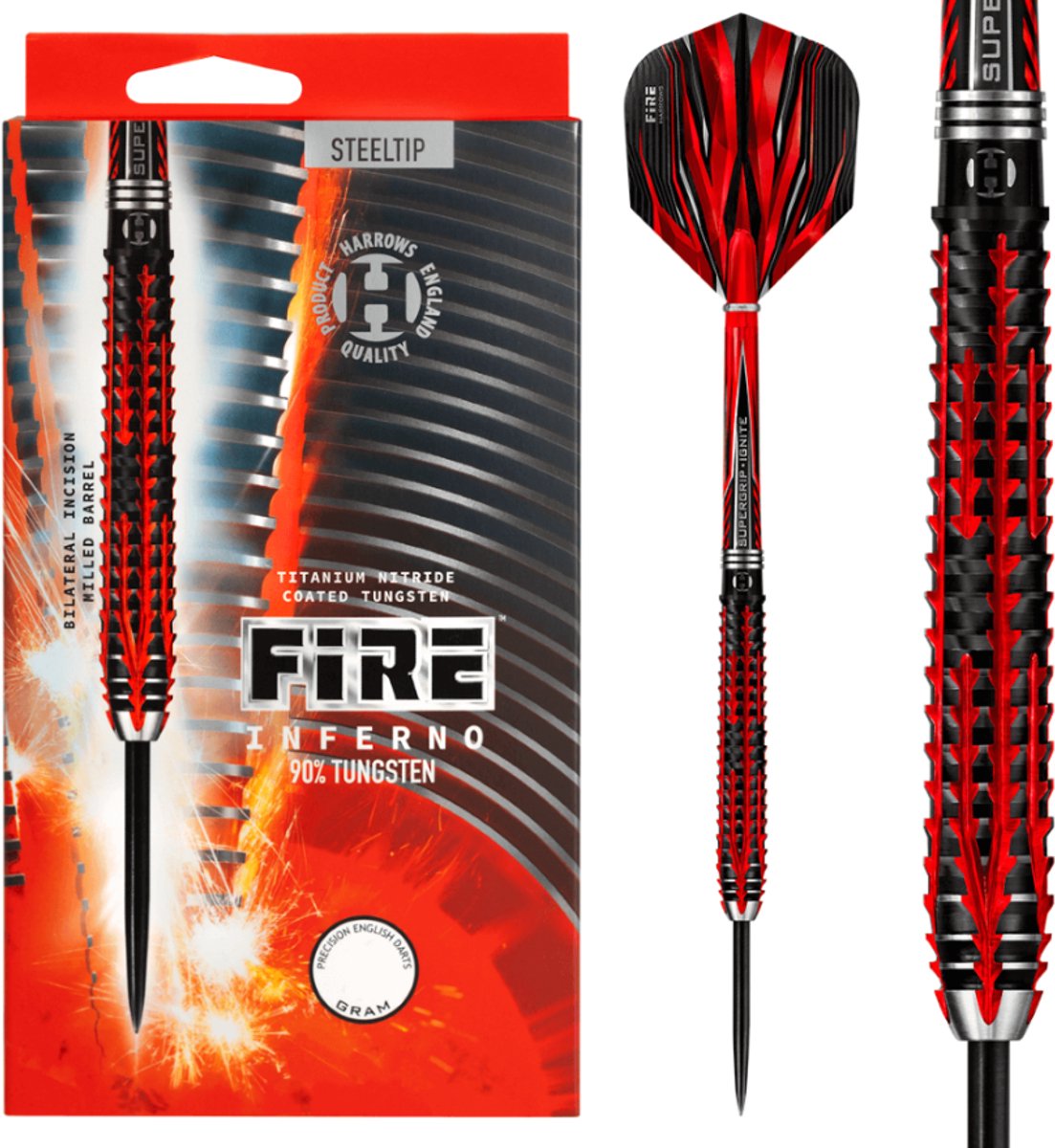 Erpici fire inferno 90% tungsteno 21gr