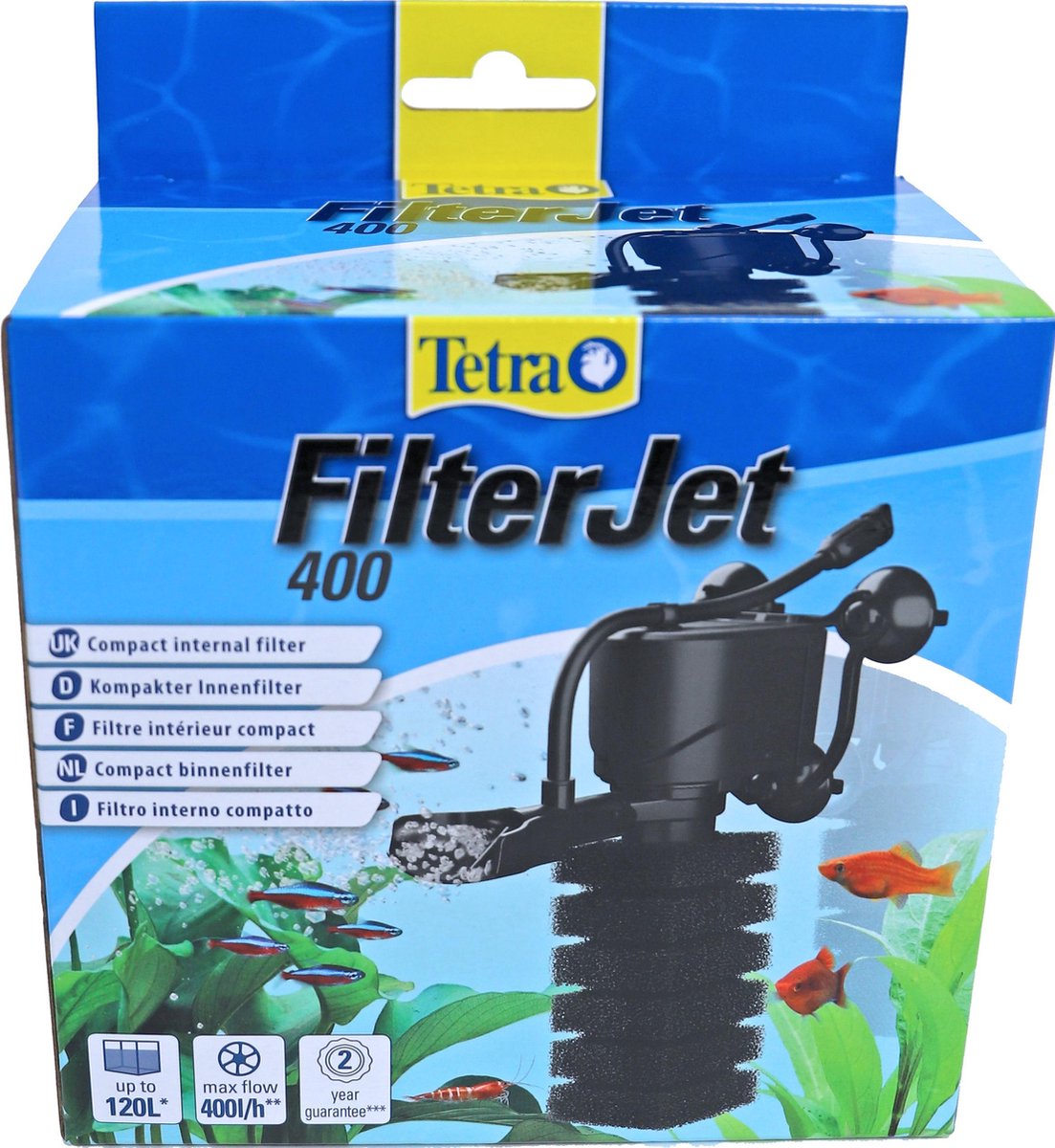 Tetra filterjet - filtri interni - 400 l
