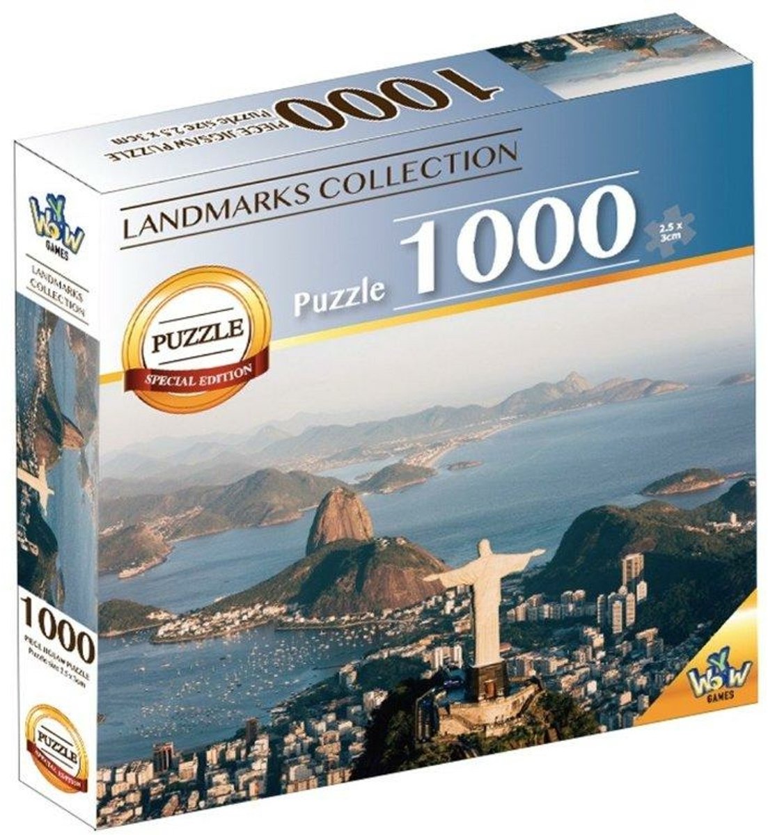 Braet puzzel 7 world wonders - el cristo salvador 1000st