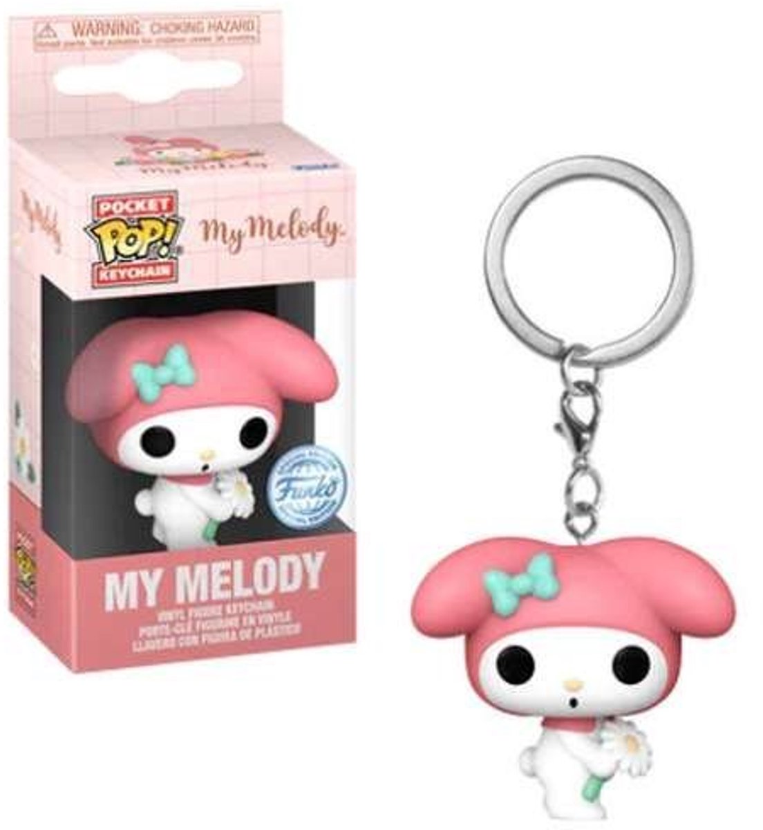 ¡Funko pop de bolsillo! hello kitty: llavero mi melodía (primavera)