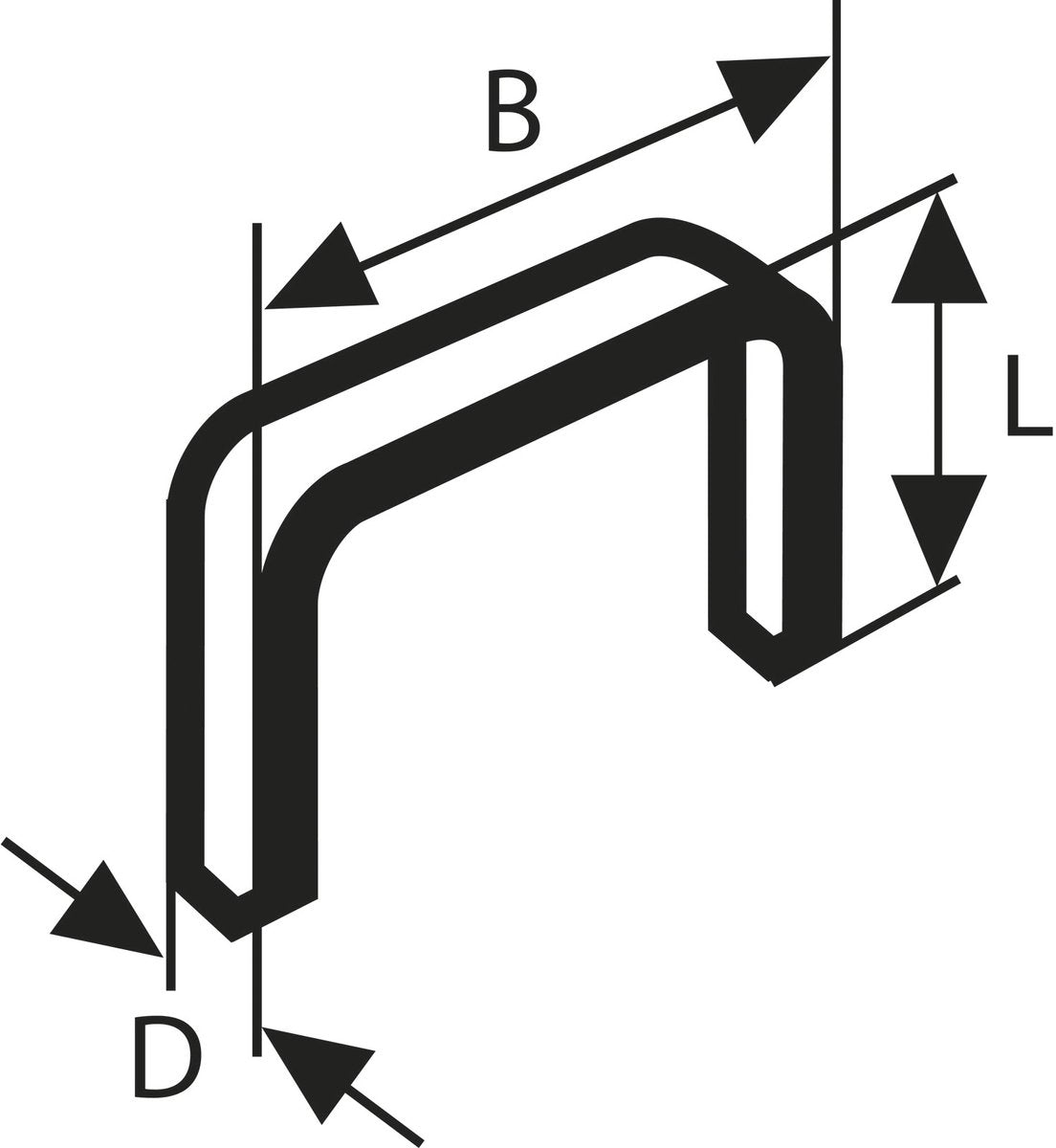 Bosch - no con alambre plano tipo 52 12,3 x 1,25 x 8 mm