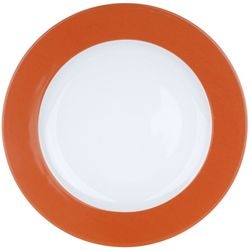 Piatto nova ocean bianco, porcellana arancione