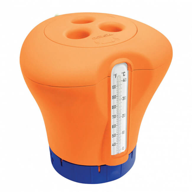 Control de cloro de piscina con termómetro