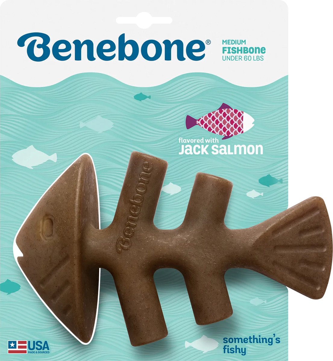 Benebone - kauwartikelen - fishbone - zalm - m 420300
