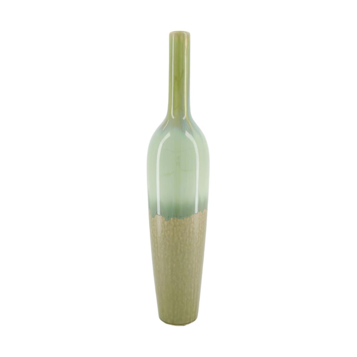 Dijk Natural Collection Bottiglia in ceramica verde ø11,5xh54cm
