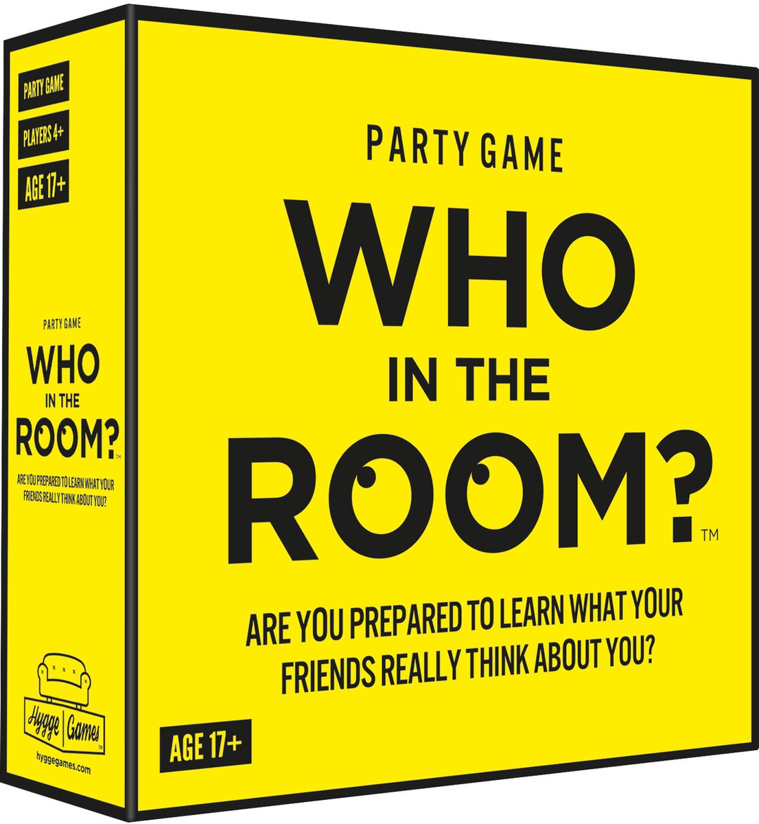 Koelkastpoezie hygge games - party game who in the room - in het engels