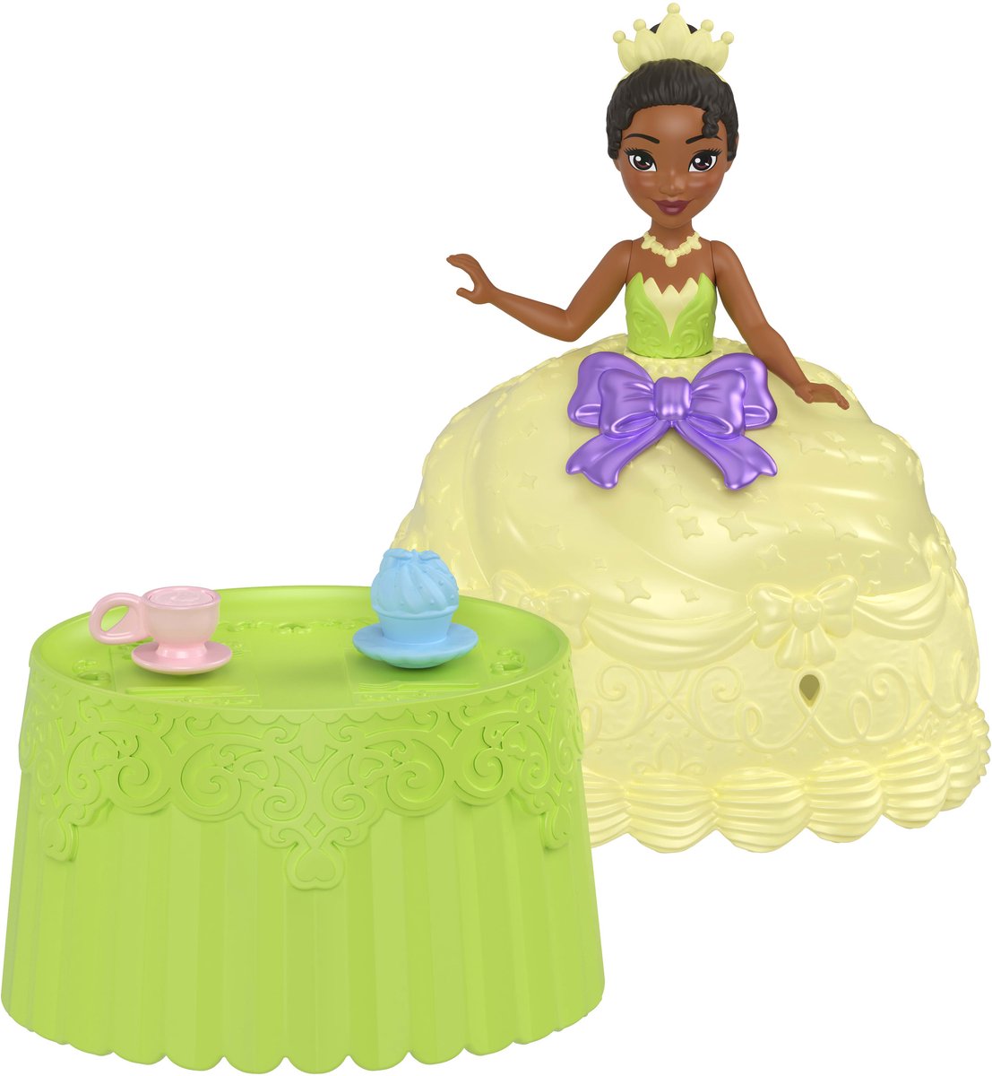 Disney Princess Cupcake Doll rivela bambola piccola, bambola piccola, donna, 3 anni, ragazzo/a, 90 mm, 90 g