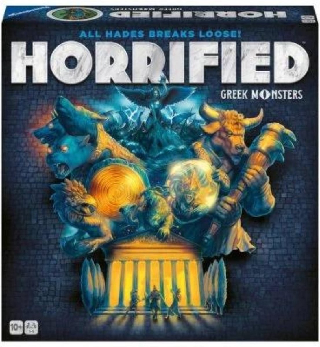 Ravensburger Horrified: Greek Monsters - gioco da tavolo inglese