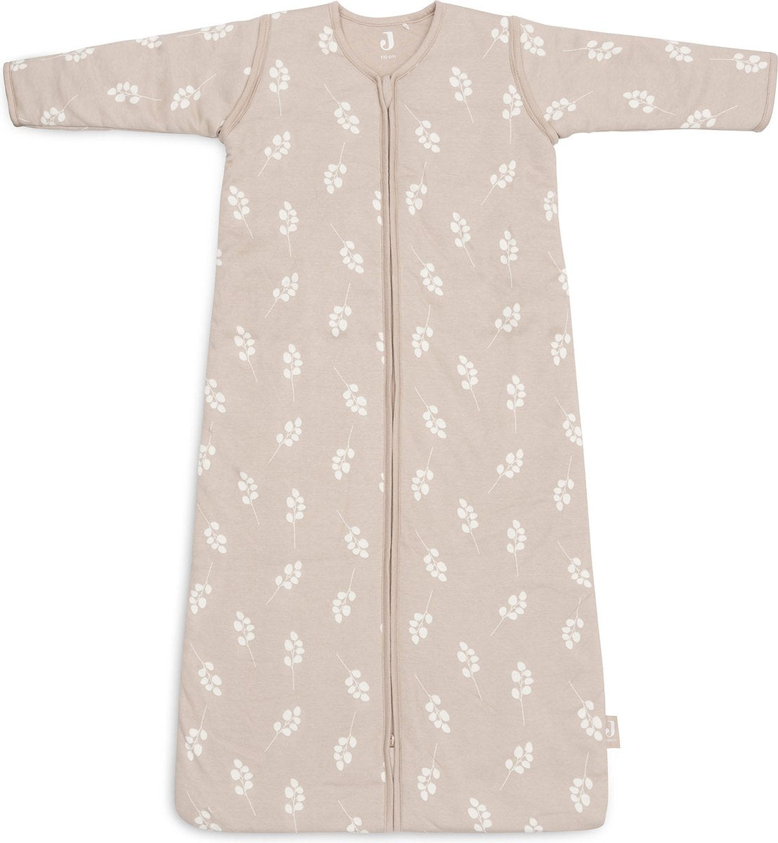 Saco de dormir para bebé Jollein invierno con manga desmontable 110 cm twig - rosa salvaje - saco de dormir de invierno