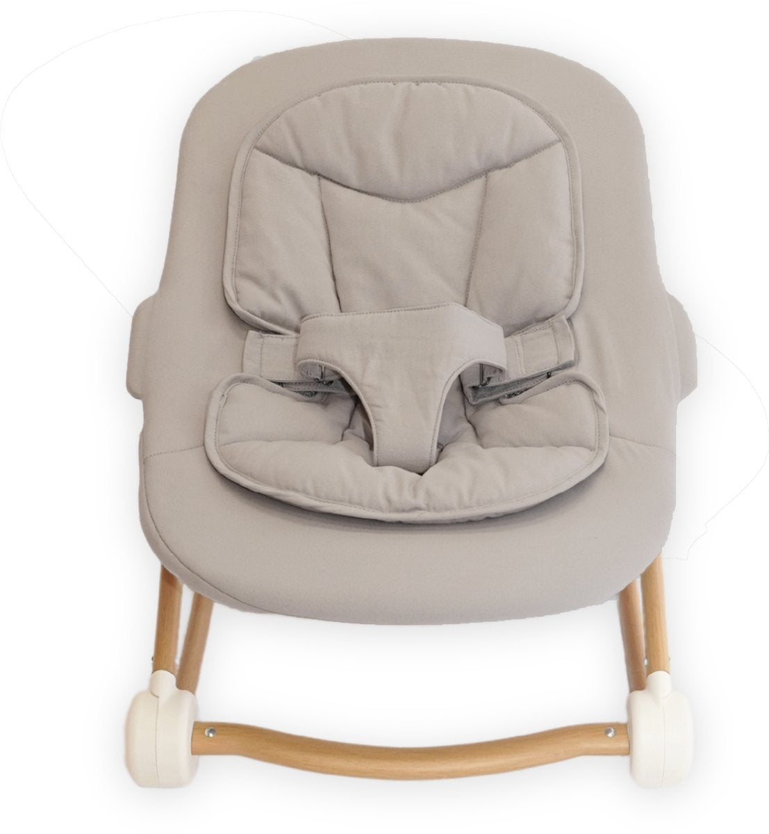 Sdraietta Bo Jungle Grow With Me - bianco puro (gambe bianche, seduta grigia)