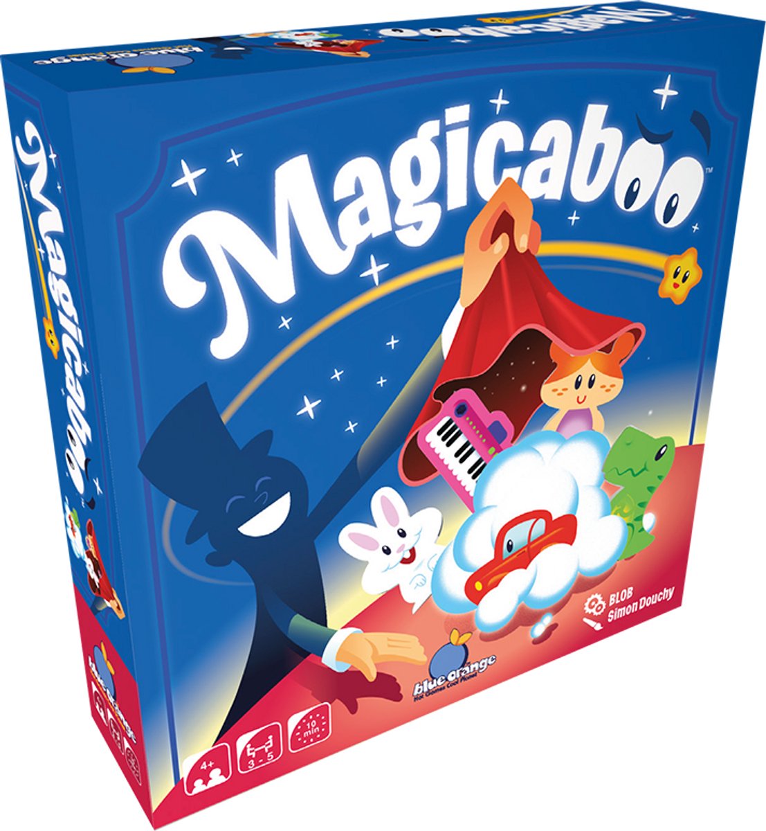 Giochi Geronimo magicaboo - blu arancione - - gioco per bambini - da 4 anni - da 3 a 5 giocatori