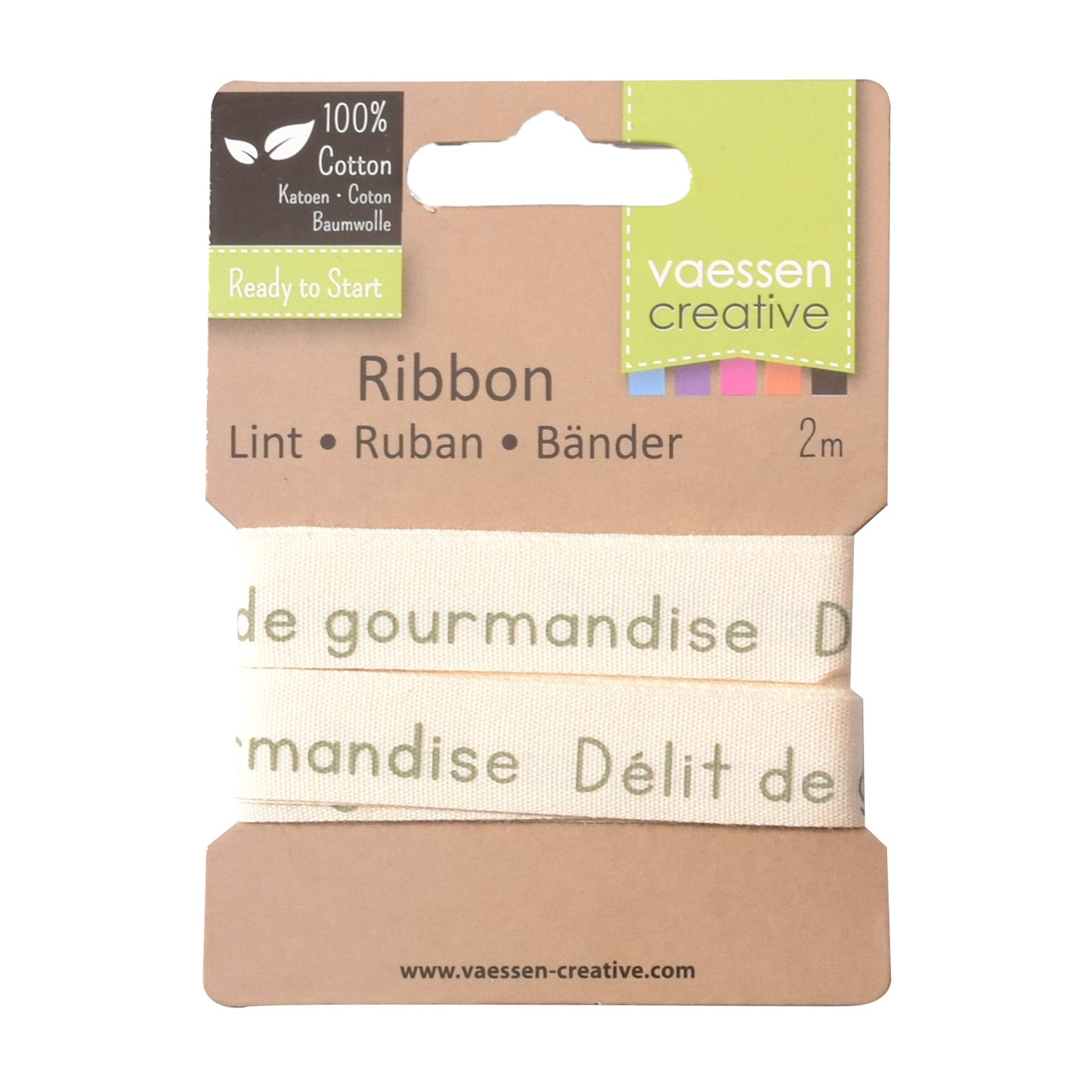 Vaessen creative • nastro 2mx15mm fr délit de gourmandise