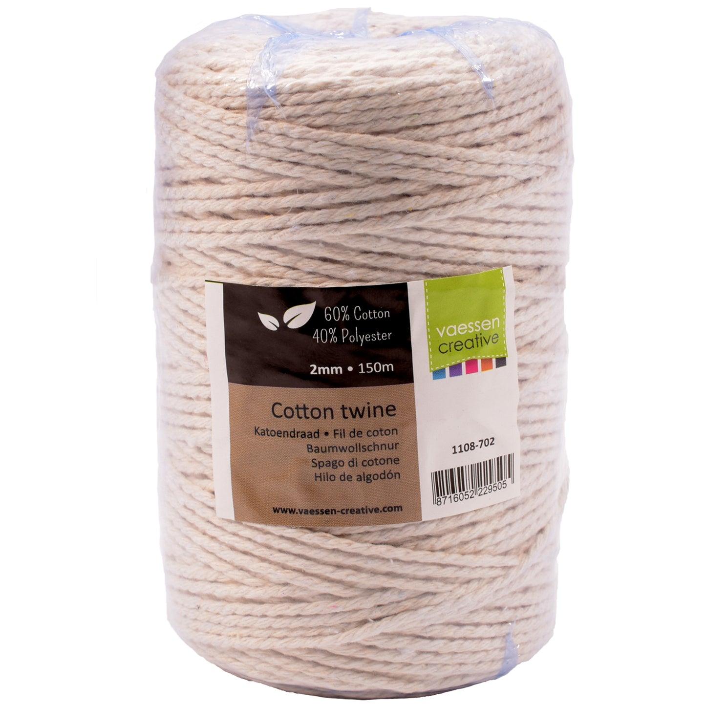 Vaessen creative • corda di cotone 2mm 150m