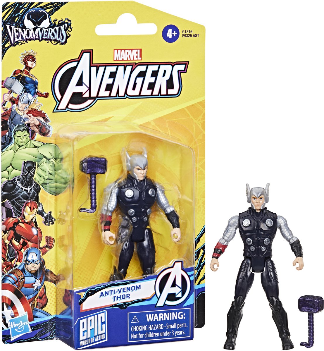Marvel Avengers da 10 cm Figura Venom Thor