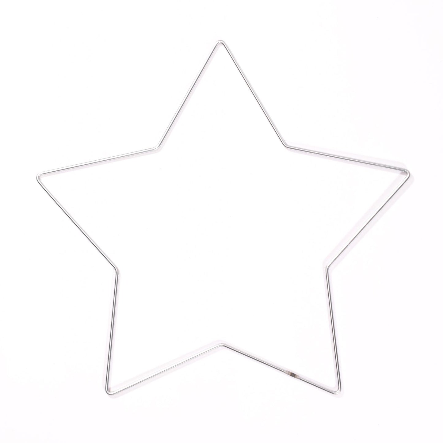 Vaessen creative • set di anelli in metallo stella, luna e nuvola ø32cm 3mm argento